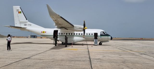 Le premier vol d'essai à l'aéroport Saint-Louis