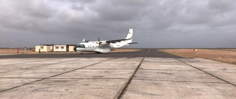 First test flight at Saint-Louis airport